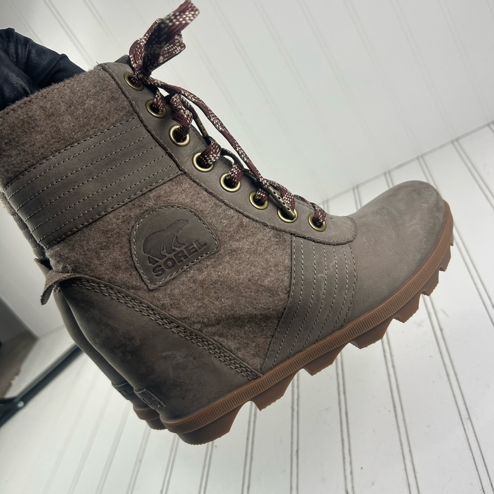 Sorel Lexie Internal Wedge Winter Ankle Boots Women's Size 7 - Picture 8 of 11
